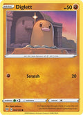 2020 Pokemon: SWSH03: Darkness Ablaze (SWSH03) - Diglett (#084/189, Common) (, Near Mint)