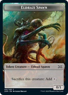 2020 Magic: The Gathering: Double Masters (2XM) - Eldrazi Spawn Token (#1, T) (, Near Mint)