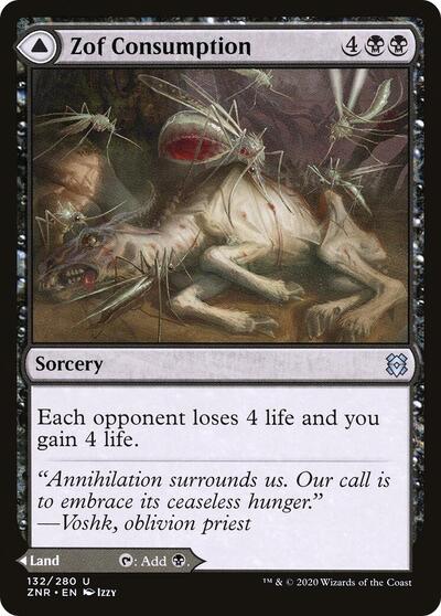 2020 Magic: The Gathering: Zendikar Rising (ZNR) - Zof Consumption (#132, Uncommon)
