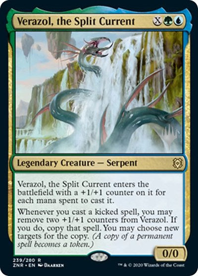 2020 Magic: The Gathering: Promo Pack: Zendikar Rising (PPZNR) - Verazol the Split Current (#239p, Rare) (, Lightly Played)