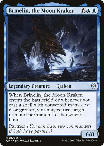 2020 Magic: The Gathering: Commander Legends (CMR) - Brinelin the Moon Kraken (#60, Uncommon) (, Near Mint)