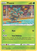 2020 Pokemon: SWSH04: Vivid Voltage (SWSH04) - Pineco (#008/185, Common) (, Near Mint)