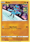 2020 Pokemon: SWSH04: Vivid Voltage (SWSH04) - Riolu (#090/185, Common) (, Near Mint)