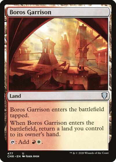2020 Magic: The Gathering: Commander Legends (CMR) - Boros Garrison (#477, Uncommon) (, Near Mint)