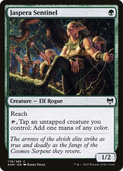 2021 Magic: The Gathering: Kaldheim (KHM) - Jaspera Sentinel (#178, Common) (, Lightly Played)