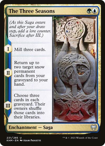 2021 Magic: The Gathering: Kaldheim (KHM) - The Three Seasons (#231, Uncommon) (, Near Mint)