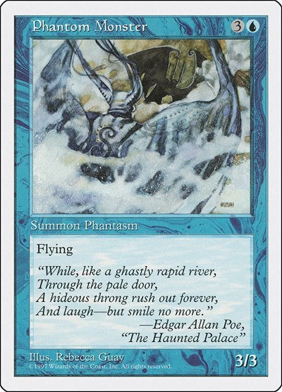 1997 Magic: The Gathering: Fifth Edition (5ED) - Phantom Monster (#108, Uncommon) (, Near Mint)
