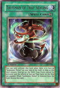 2004 YuGiOh: Ancient Sanctuary (AST) - Talisman of Trap Sealing (#AST-044, Rare) (1st Edition, Near Mint)
