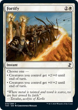 2021 Magic: The Gathering: Time Spiral: Remastered (TSR) - Fortify (#18, Common) (, Near Mint)