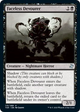 2021 Magic: The Gathering: Time Spiral: Remastered (TSR) - Faceless Devourer (#115, Uncommon) (, Near Mint)