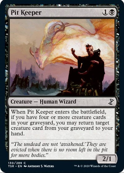 2021 Magic: The Gathering: Time Spiral: Remastered (TSR) - Pit Keeper (#130, Common) (, Near Mint)