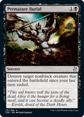 2021 Magic: The Gathering: Time Spiral: Remastered (TSR) - Premature Burial (#131, Uncommon) (, Near Mint)