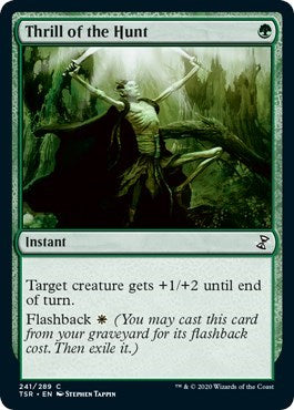 2021 Magic: The Gathering: Time Spiral: Remastered (TSR) - Thrill of the Hunt (#241, Common) (, Near Mint)