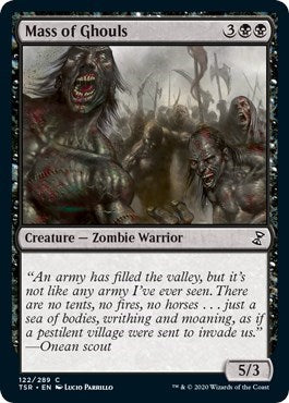 2021 Magic: The Gathering: Time Spiral: Remastered (TSR) - Mass of Ghouls (#122, Common) (, Near Mint)