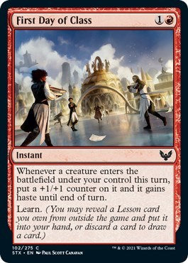 2021 Magic: The Gathering: Strixhaven: School of Mages (STX) - First Day of Class (#102, Common) (, Near Mint)