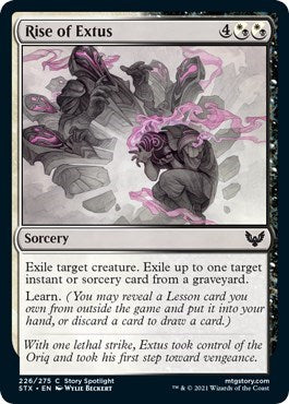2021 Magic: The Gathering: Strixhaven: School of Mages (STX) - Rise of Extus (#226, Common) (, Lightly Played)