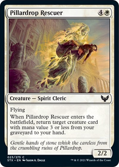 2021 Magic: The Gathering: Strixhaven: School of Mages (STX) - Pillardrop Rescuer (#23, Common) (Foil, Near Mint)