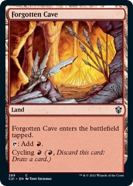 2021 Magic: The Gathering: Commander 2021 (C21) - Forgotten Cave (#289, Common) (, Near Mint)