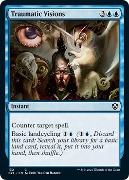 2021 Magic: The Gathering: Commander 2021 (C21) - Traumatic Visions (#132, Common) (, Near Mint)