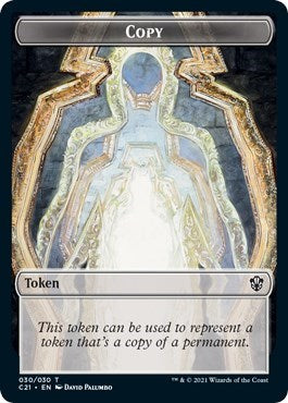 2021 Magic: The Gathering: Commander 2021 (C21) - Copy Construct Double Sided Token (#30 // 23, T) (, Near Mint)