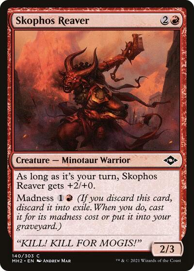 2021 Magic: The Gathering: Modern Horizons 2 (MH2) - Skophos Reaver (#140, Common) (, Near Mint)