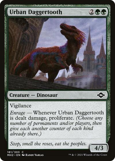2021 Magic: The Gathering: Modern Horizons 2 (MH2) - Urban Daggertooth (#181, Common) (, Near Mint)