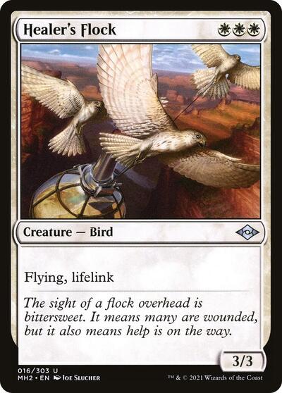 2021 Magic: The Gathering: Modern Horizons 2 (MH2) - Healers Flock (#16, Uncommon) (, Near Mint)