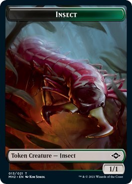 2021 Magic: The Gathering: Modern Horizons 2 (MH2) - Insect Token (#13, T) (, Near Mint)