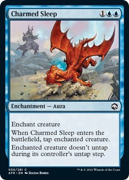 2021 Magic: The Gathering: Adventures in the Forgotten Realms (AFR) - Charmed Sleep (#50, Common)