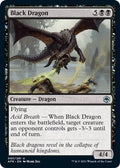 2021 Magic: The Gathering: Adventures in the Forgotten Realms (AFR) - Black Dragon (#90, Uncommon) (, Near Mint)