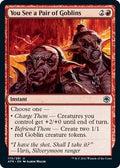 2021 Magic: The Gathering: Adventures in the Forgotten Realms (AFR) - You See a Pair of Goblins (#170, Uncommon) (, Lightly Played)