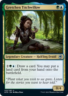 2021 Magic: The Gathering: Adventures in the Forgotten Realms (AFR) - Gretchen Titchwillow (#223, Uncommon) (, Near Mint)
