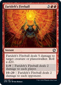 2021 Magic: The Gathering: Adventures in the Forgotten Realms (AFR) - Faridehs Fireball (#142, Common) (, Near Mint)