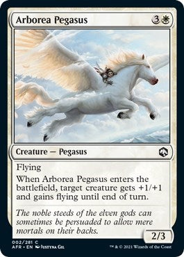 2021 Magic: The Gathering: Adventures in the Forgotten Realms (AFR) - Arborea Pegasus (#2, Common) (, Near Mint)