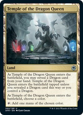 2021 Magic: The Gathering: Adventures in the Forgotten Realms (AFR) - Temple of the Dragon Queen (#260, Uncommon) (, Near Mint)