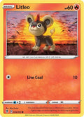 2021 Pokemon: SWSH07: Evolving Skies (SWSH07) - Litleo (#022/203, Common) (, Near Mint)