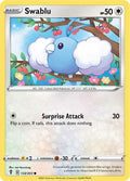 2021 Pokemon: SWSH07: Evolving Skies (SWSH07) - Swablu (#132/203, Common) (, Near Mint)