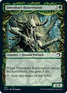 2021 Magic: The Gathering: Innistrad: Midnight Hunt (MID) - Dawnhart Rejuvenator Showcase (#301, Common) (Foil, Near Mint)
