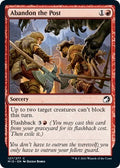 2021 Magic: The Gathering: Innistrad: Midnight Hunt (MID) - Abandon the Post (#127, Common) (, Near Mint)