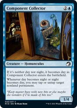 2021 Magic: The Gathering: Innistrad: Midnight Hunt (MID) - Component Collector (#43, Common) (Foil, Near Mint)
