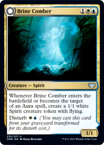 2021 Magic: The Gathering: Innistrad: Crimson Vow (VOW) - Brine Comber (#233, Uncommon) (, Near Mint)