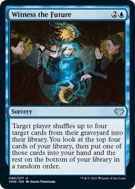 2021 Magic: The Gathering: Innistrad: Crimson Vow (VOW) - Witness the Future (#90, Uncommon) (, Near Mint)