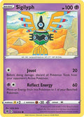 2021 Pokemon: SWSH08: Fusion Strike (SWSH08) - Sigilyph (#123/264, Common) (, Near Mint)