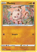 2021 Pokemon: SWSH08: Fusion Strike (SWSH08) - Mankey (#133/264, Common) (, Near Mint)