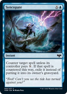 2021 Magic: The Gathering: Innistrad: Crimson Vow (VOW) - Syncopate (#83, Common) (, Near Mint)