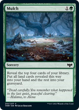 2021 Magic: The Gathering: Innistrad: Crimson Vow (VOW) - Mulch (#210, Common) (, Near Mint)