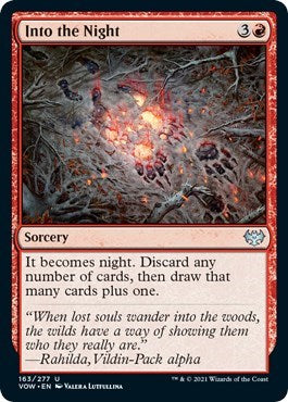 2021 Magic: The Gathering: Innistrad: Crimson Vow (VOW) - Into the Night (#163, Uncommon) (, Near Mint)
