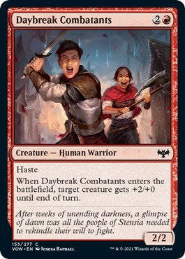 2021 Magic: The Gathering: Innistrad: Crimson Vow (VOW) - Daybreak Combatants (#153, Common) (, Near Mint)