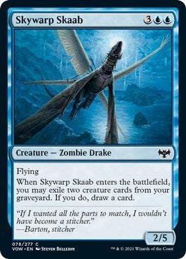 2021 Magic: The Gathering: Innistrad: Crimson Vow (VOW) - Skywarp Skaab (#78, Common)