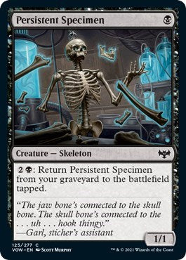 2021 Magic: The Gathering: Innistrad: Crimson Vow (VOW) - Persistent Specimen (#125, Common) (, Near Mint)